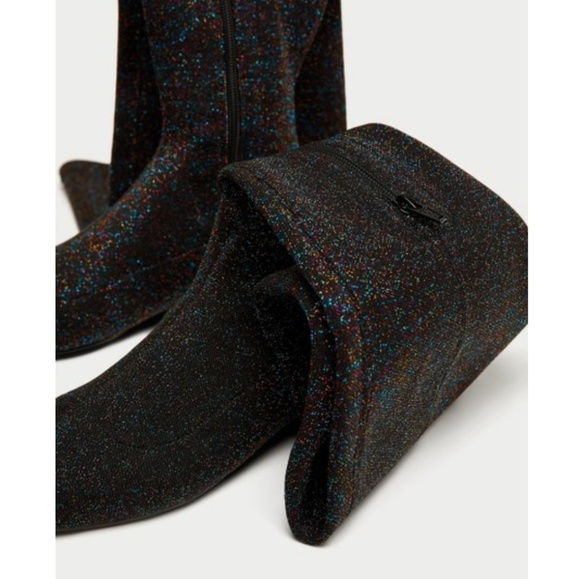 Fabulous Sparkly Over the Knee Zara Boots - Picture 5 of 6